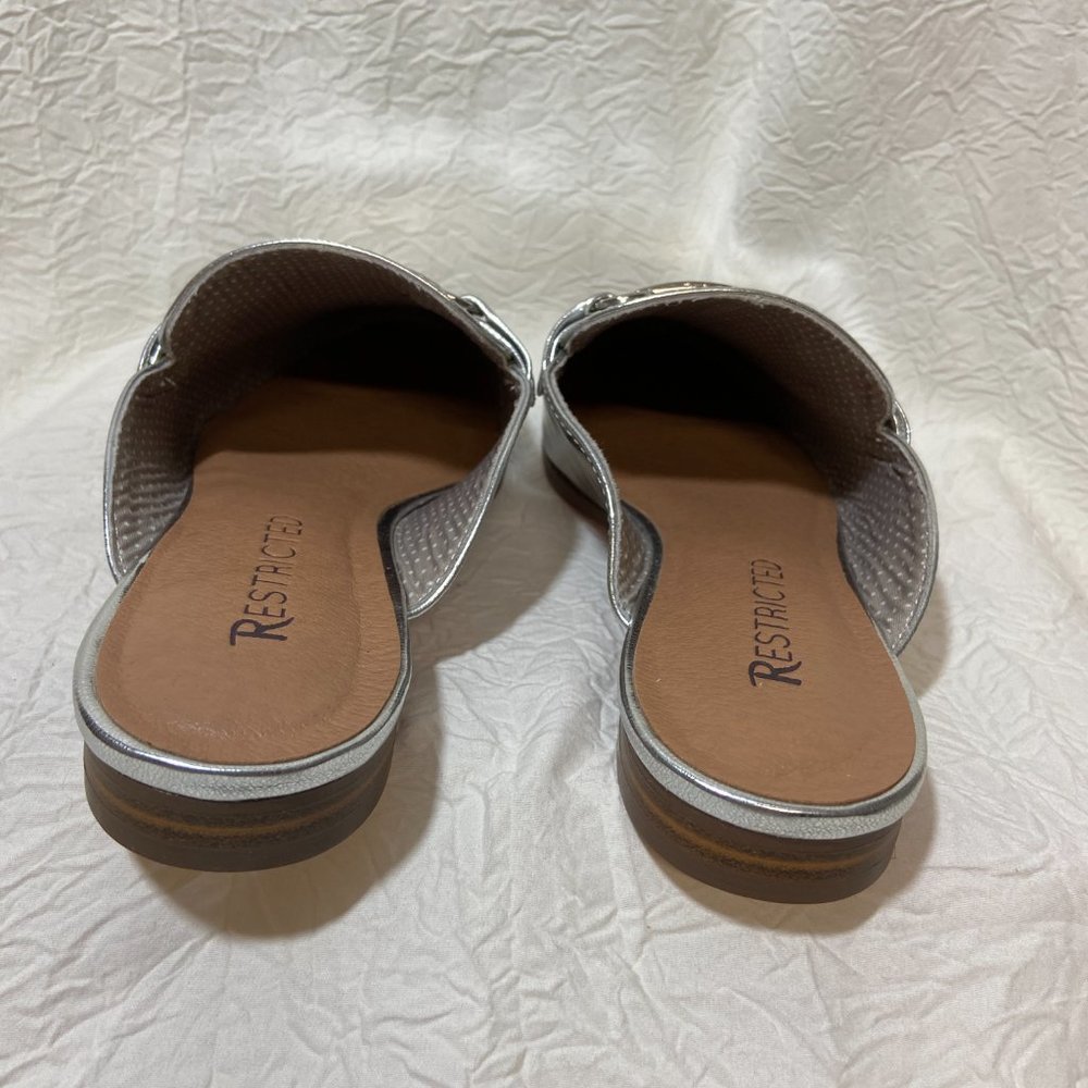 Restricted Silver Metallic Mule Shiny - Picture 3 of 8